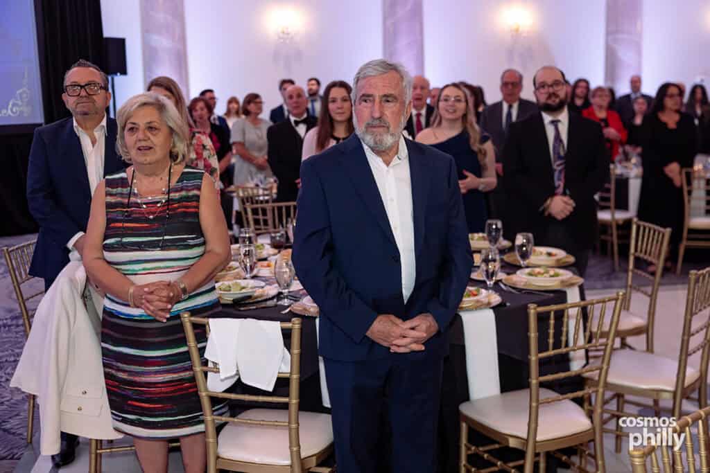 Community members attend the inaugural Saint Thomas Gala honoring George Kousoulis and the late Zoe Kousoulis at Lucien’s Manor, April 17, 2026.