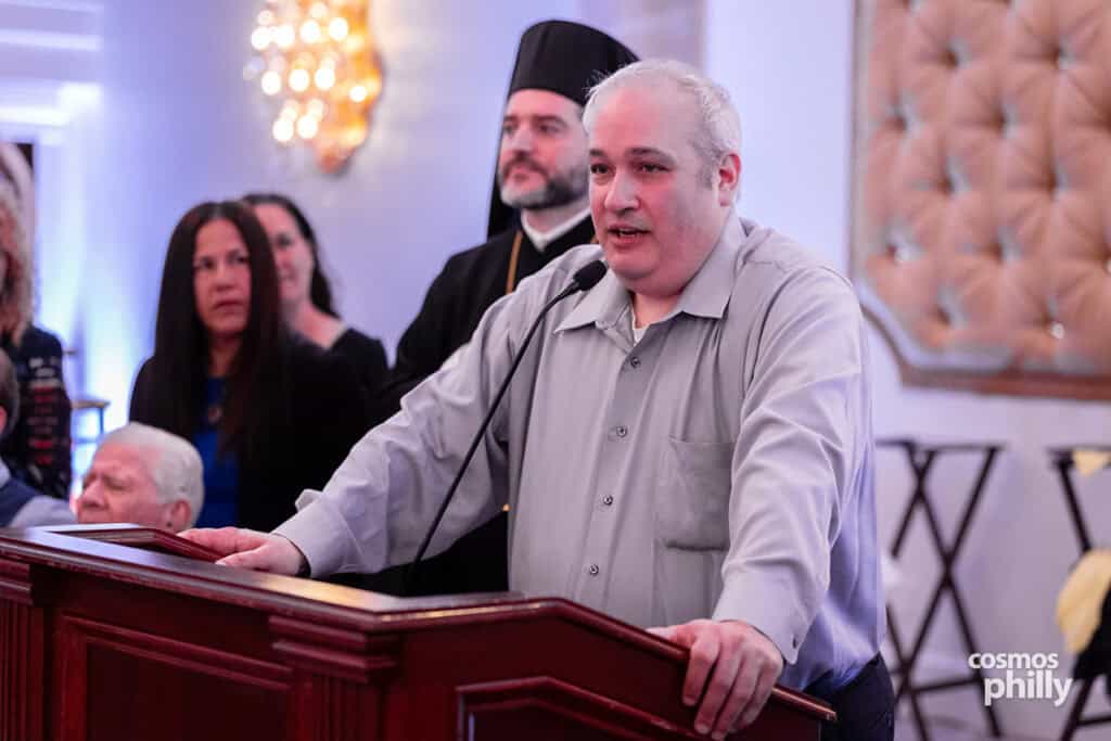 View from the inaugural Saint Thomas Gala honoring George Kousoulis and the late Zoe Kousoulis at Lucien’s Manor in Berlin, New Jersey, on April 17, 2026.