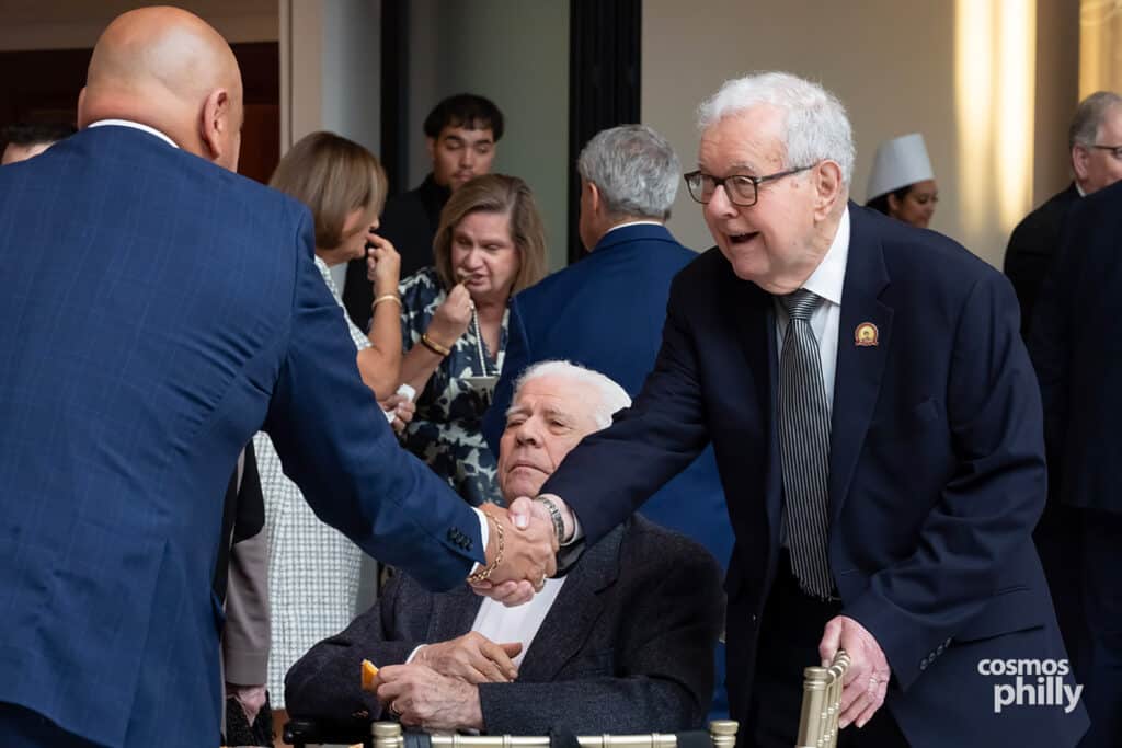 Guests attend the inaugural Saint Thomas Gala in Berlin, New Jersey, during Saint Thomas Church’s 2026 Antipascha celebration.