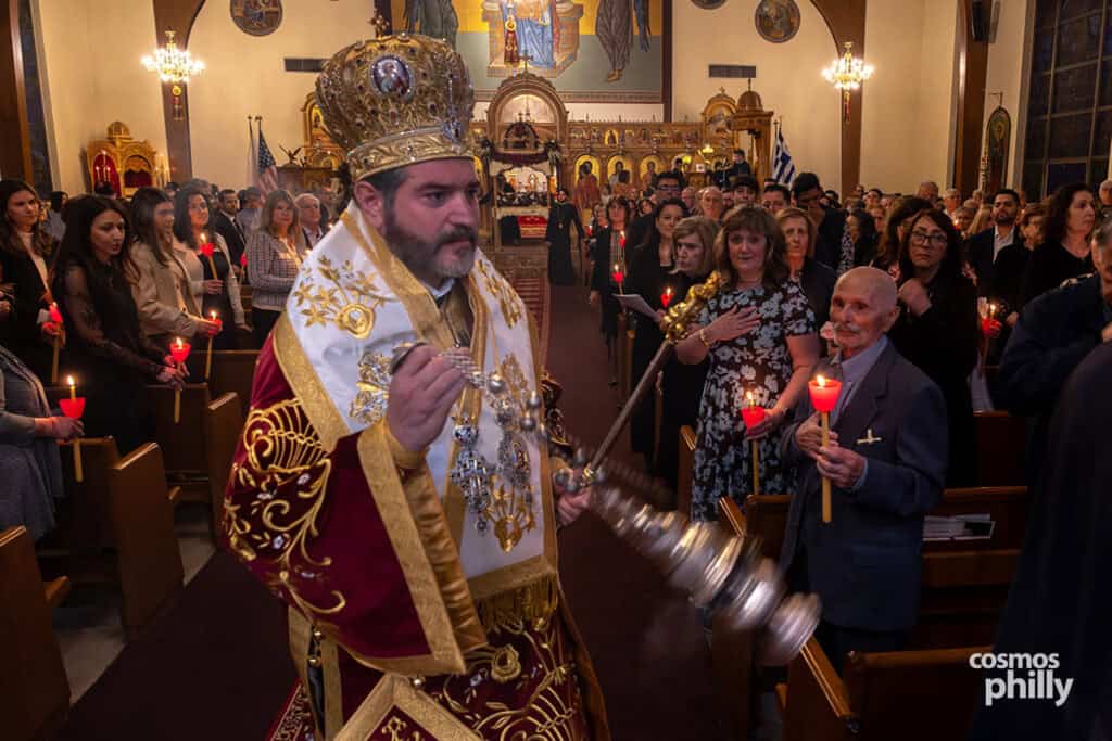 Holy Friday Lamentations Service at St. Demetrios Greek Orthodox Church in Upper Darby, April 2026
