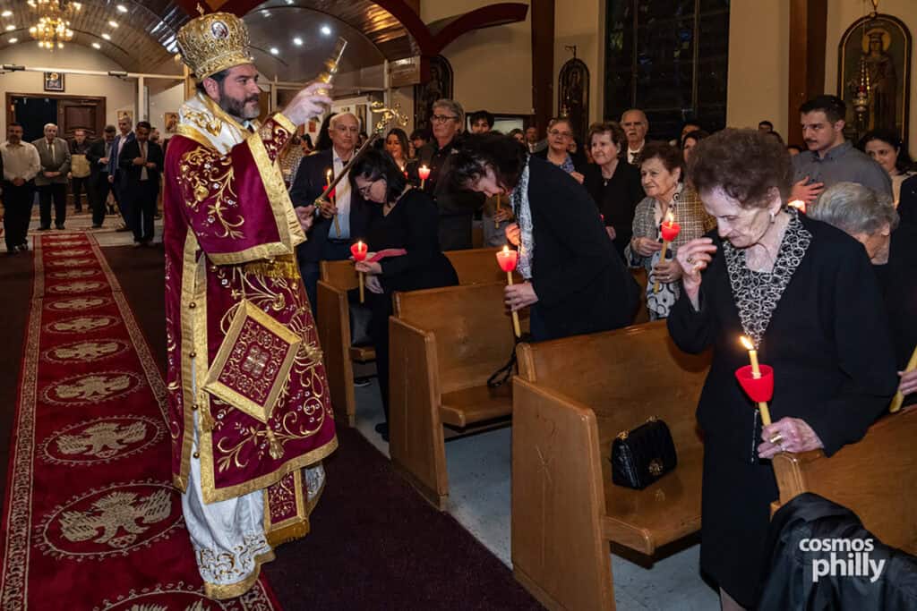 Holy Friday Lamentations Service at St. Demetrios Greek Orthodox Church in Upper Darby, April 2026