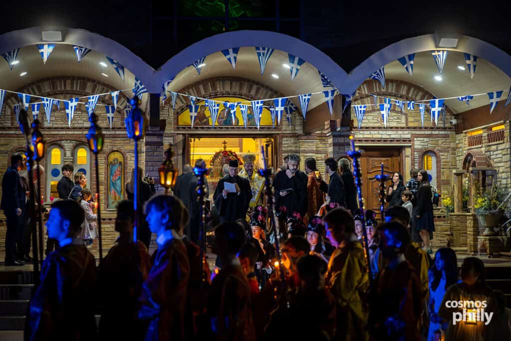 Holy Friday Lamentations Service at St. Demetrios Greek Orthodox Church in Upper Darby, April 2026