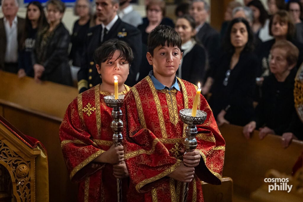 Holy Friday Lamentations Service at St. Demetrios Greek Orthodox Church in Upper Darby, April 2026