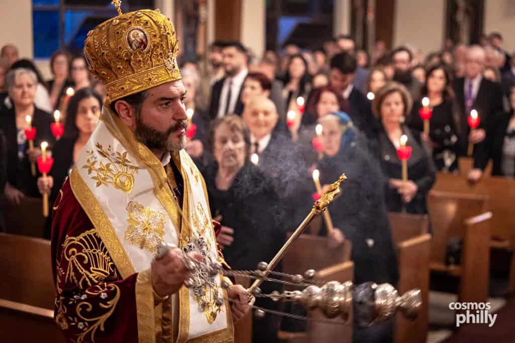 Holy Friday Lamentations Service at St. Demetrios Greek Orthodox Church in Upper Darby, April 2026