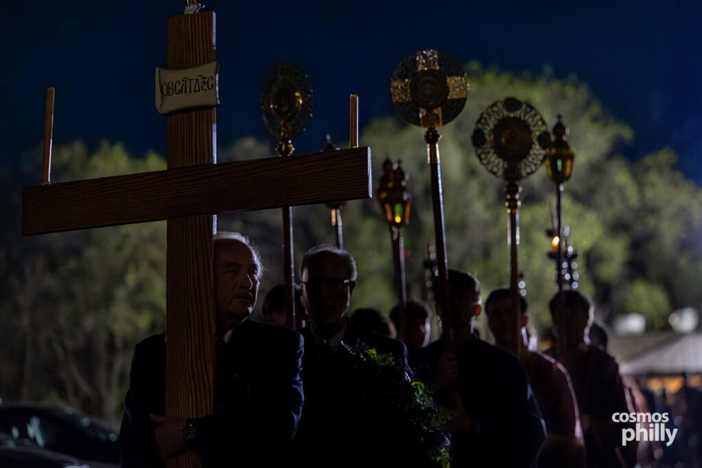 Holy Friday Lamentations Service at St. Demetrios Upper Darby Presided Over by Metropolitan Apostolos