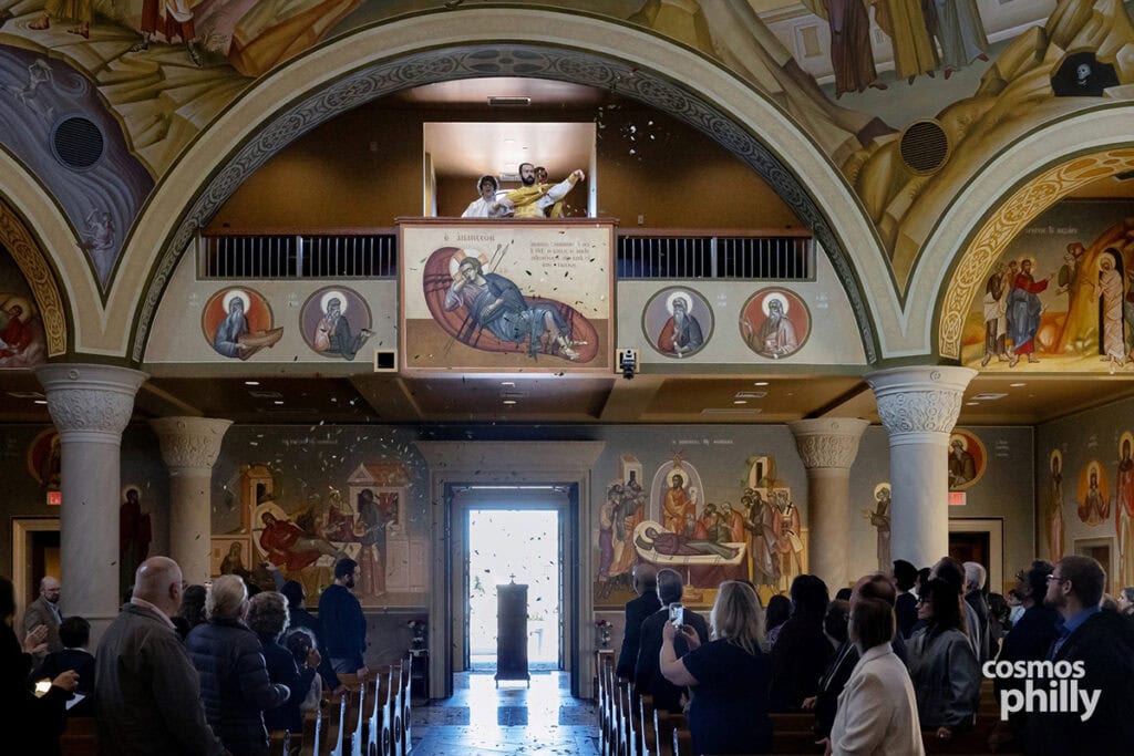 First Anastasi service at St. Sophia Greek Orthodox Church in Jeffersonville on Holy Saturday 2026