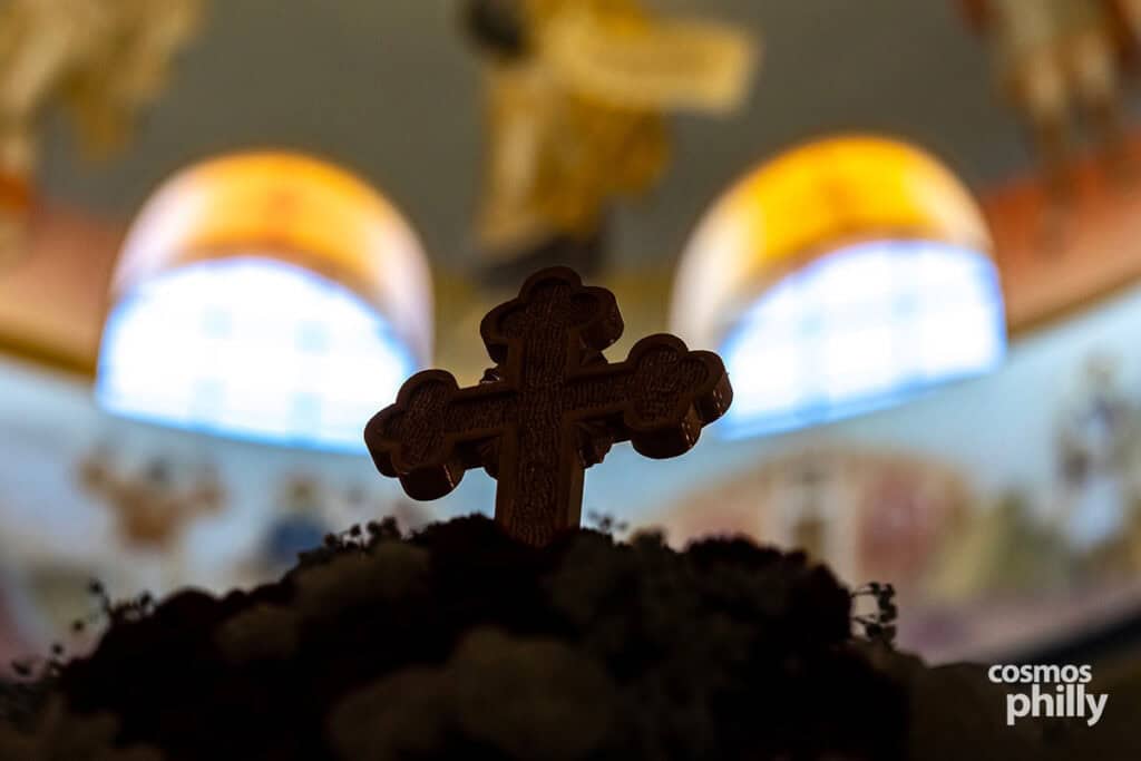 First Anastasi service at St. Sophia Greek Orthodox Church in Jeffersonville on Holy Saturday 2026