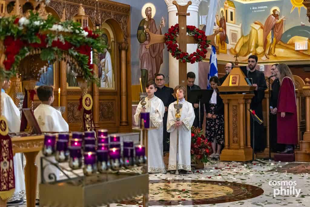 First Anastasi service at St. Sophia Greek Orthodox Church in Jeffersonville on Holy Saturday 2026