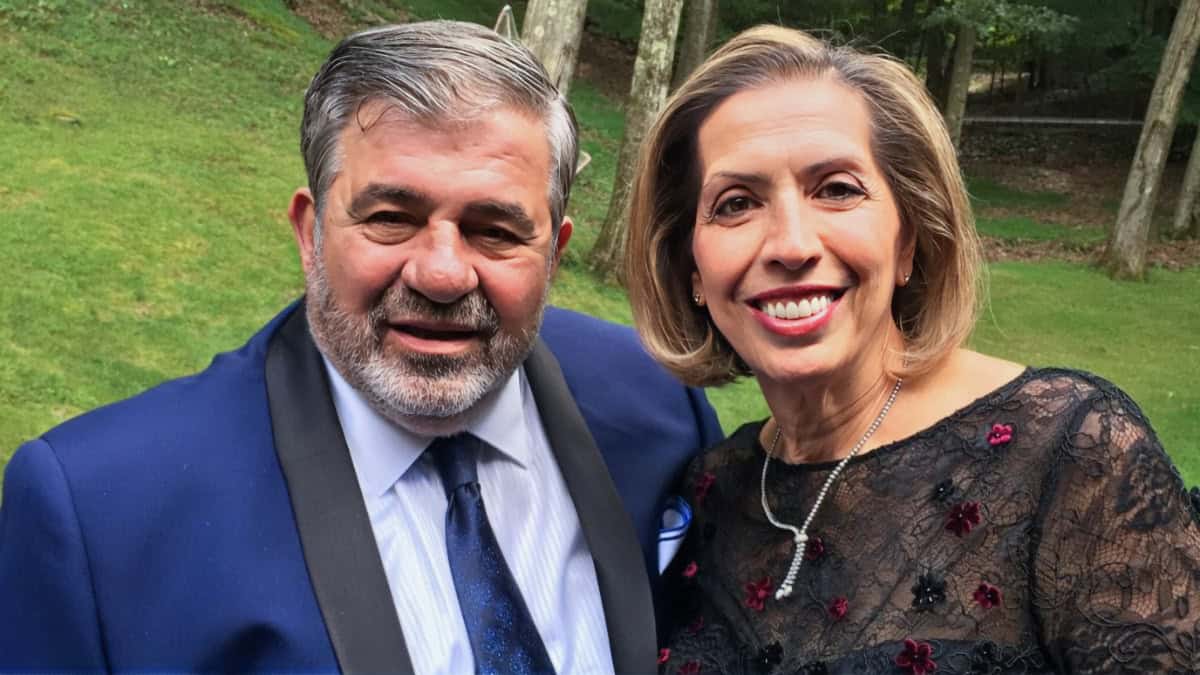 Steve and Angela Zervoudis, honorees of the 31st Phidippides Award Gala by Cosmos FM