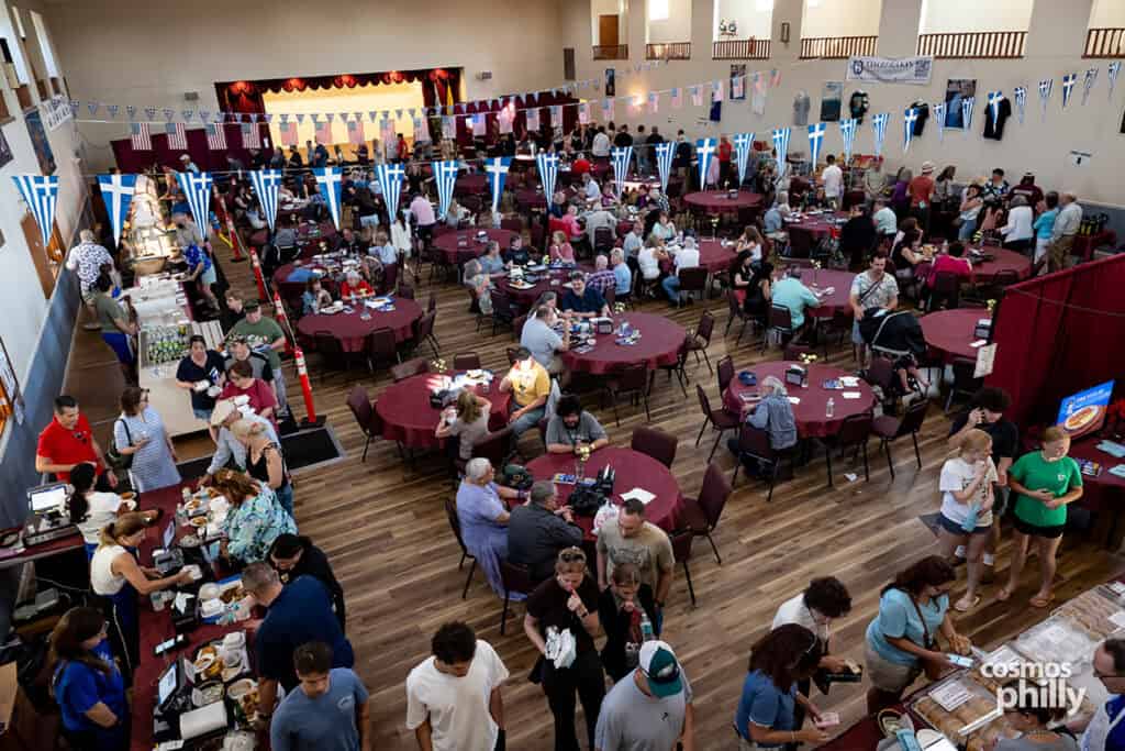 Families and visitors enjoy the Saint Sophia Grecian Festival at Saint Sophia Greek Orthodox Church.