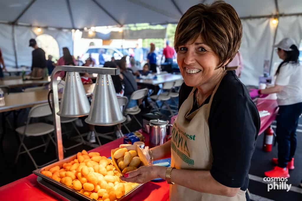 Parishioners help serve guests at the 2026 Saint Sophia Grecian Festival in Jeffersonville, Pennsylvania.