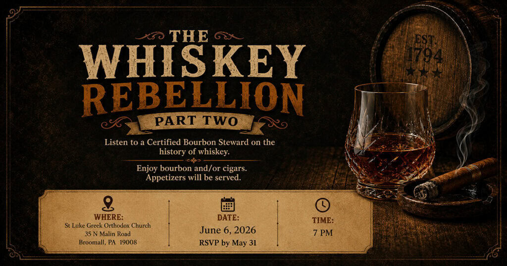 The Whiskey Rebellion Part Two Comes to St. Luke in Broomall