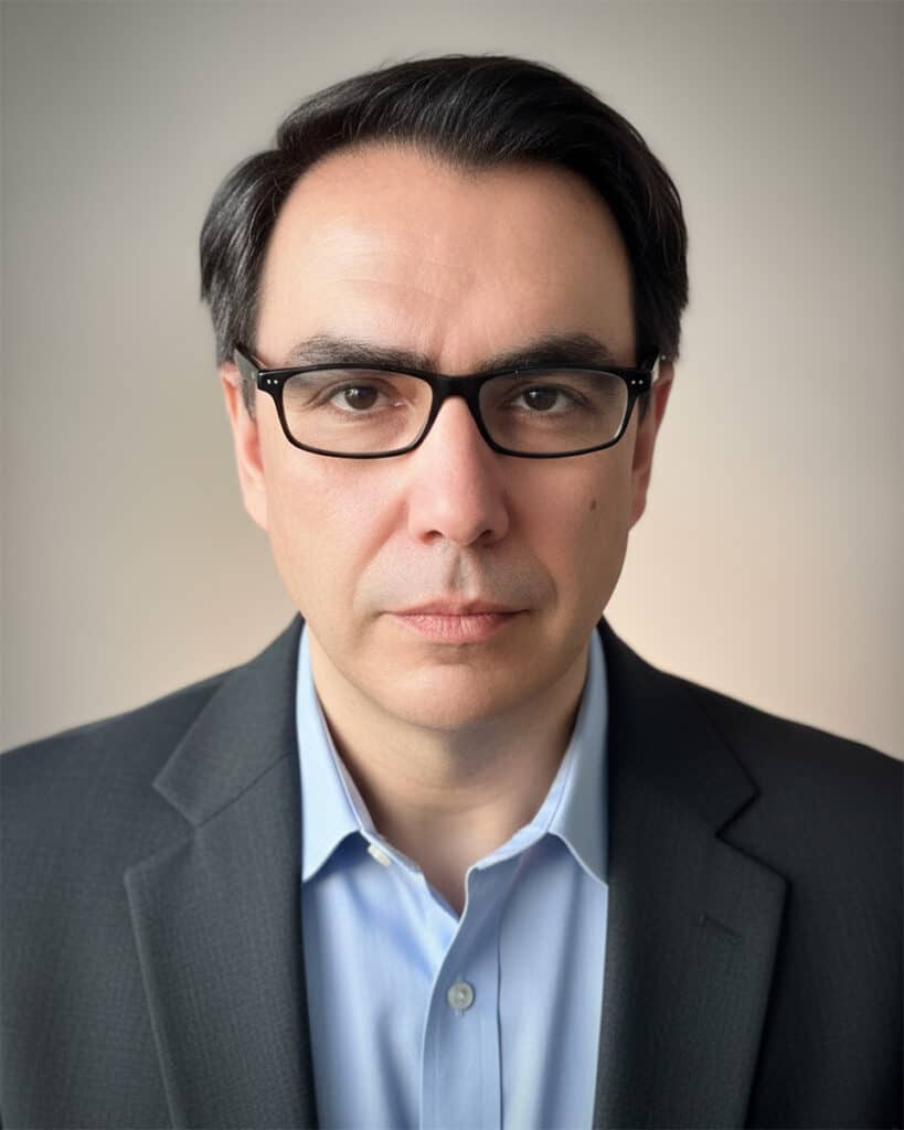 A.F. Helios, author of Loukas & Lydia and the Secret of the Disk.