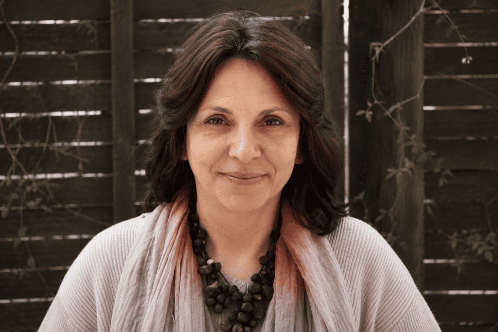 Portrait of artist and educator Eleni Glinou