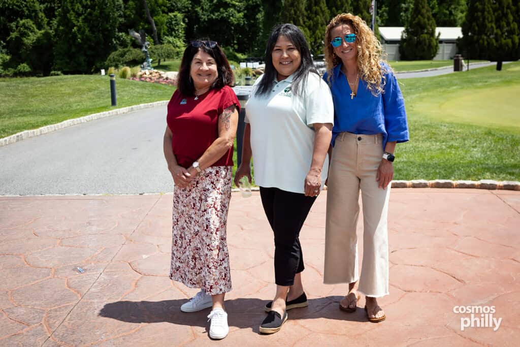 Participants, volunteers, sponsors, and guests at the St. Demetrios Greek Orthodox Church annual golf outing at Penn Oaks Golf Club in West Chester.