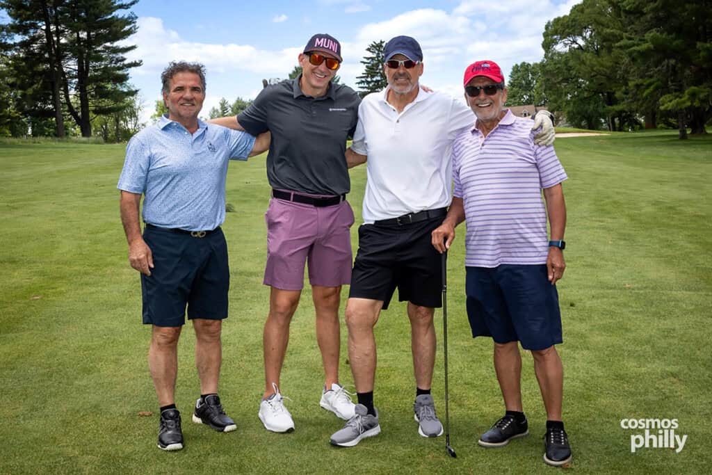 Participants, volunteers, sponsors, and guests at the St. Demetrios Greek Orthodox Church annual golf outing at Penn Oaks Golf Club in West Chester.