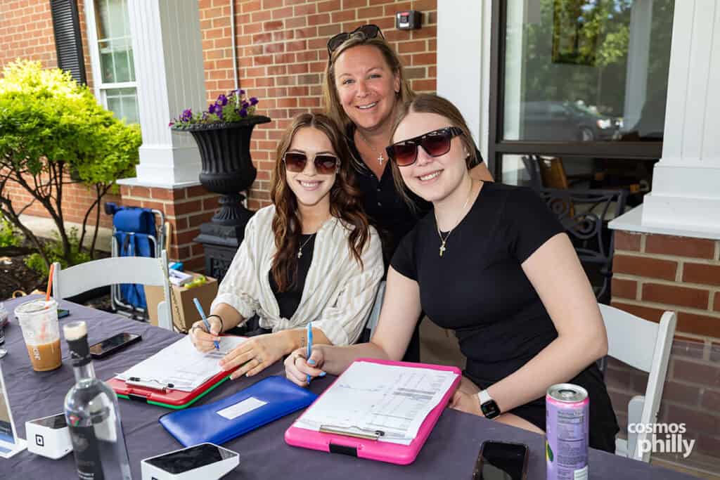 Participants, volunteers, sponsors, and guests at the St. Demetrios Greek Orthodox Church annual golf outing at Penn Oaks Golf Club in West Chester.