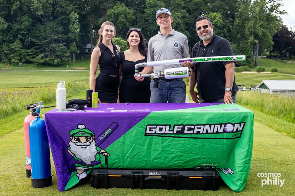 Participants, volunteers, sponsors, and guests at the St. Demetrios Greek Orthodox Church annual golf outing at Penn Oaks Golf Club in West Chester.