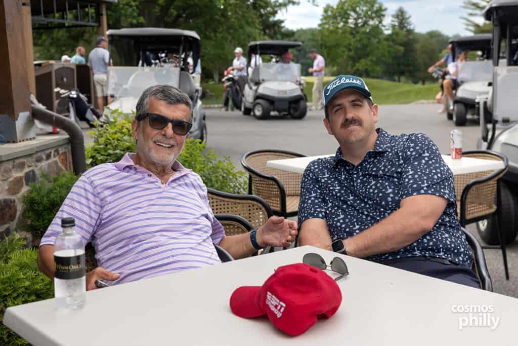 Participants, volunteers, sponsors, and guests at the St. Demetrios Greek Orthodox Church annual golf outing at Penn Oaks Golf Club in West Chester.