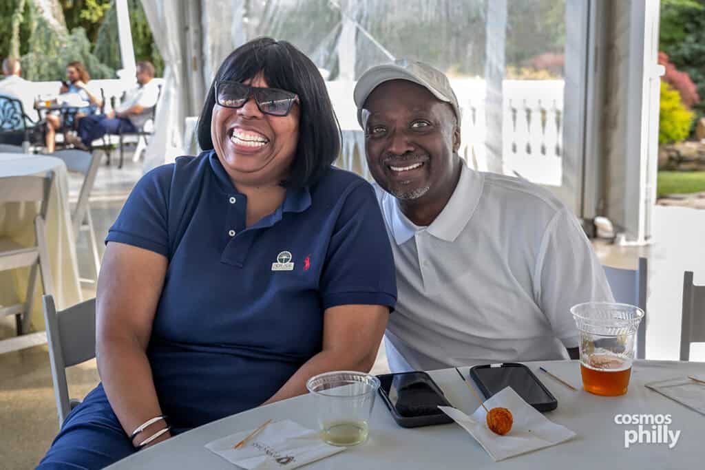Participants, volunteers, sponsors, and guests at the St. Demetrios Greek Orthodox Church annual golf outing at Penn Oaks Golf Club in West Chester.