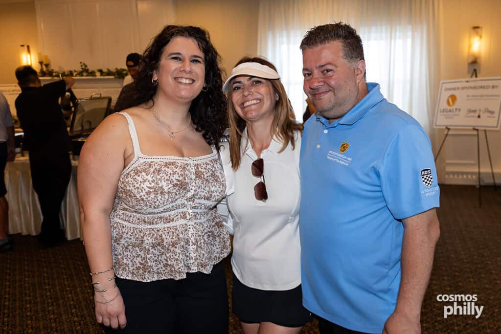 Participants, volunteers, sponsors, and guests at the St. Demetrios Greek Orthodox Church annual golf outing at Penn Oaks Golf Club in West Chester.