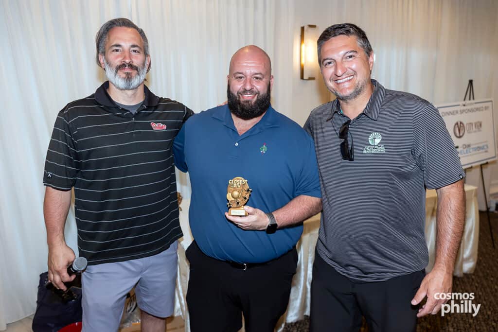 Participants, volunteers, sponsors, and guests at the St. Demetrios Greek Orthodox Church annual golf outing at Penn Oaks Golf Club in West Chester.