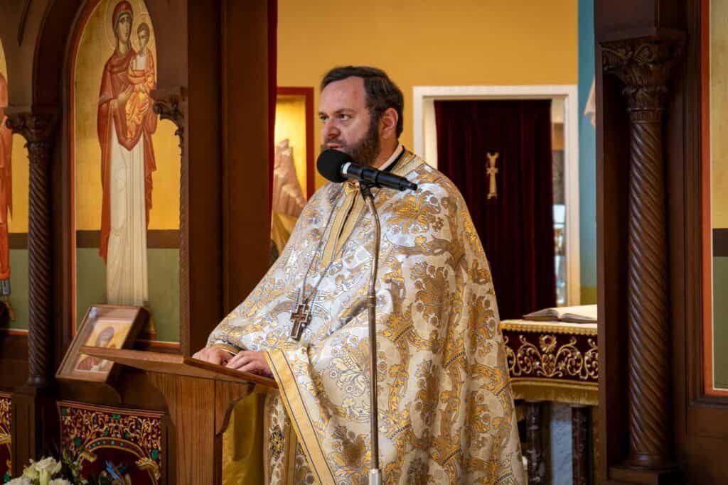 New members are welcomed into the Orthodox Christian faith at St. Thomas Greek Orthodox Church in Cherry Hill.