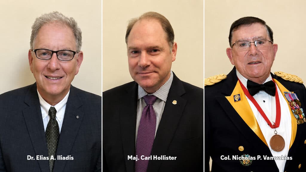 AHEPA to Honor Elias Iliadis, Carl Hollister and Nicholas Vamvakias in Philadelphia