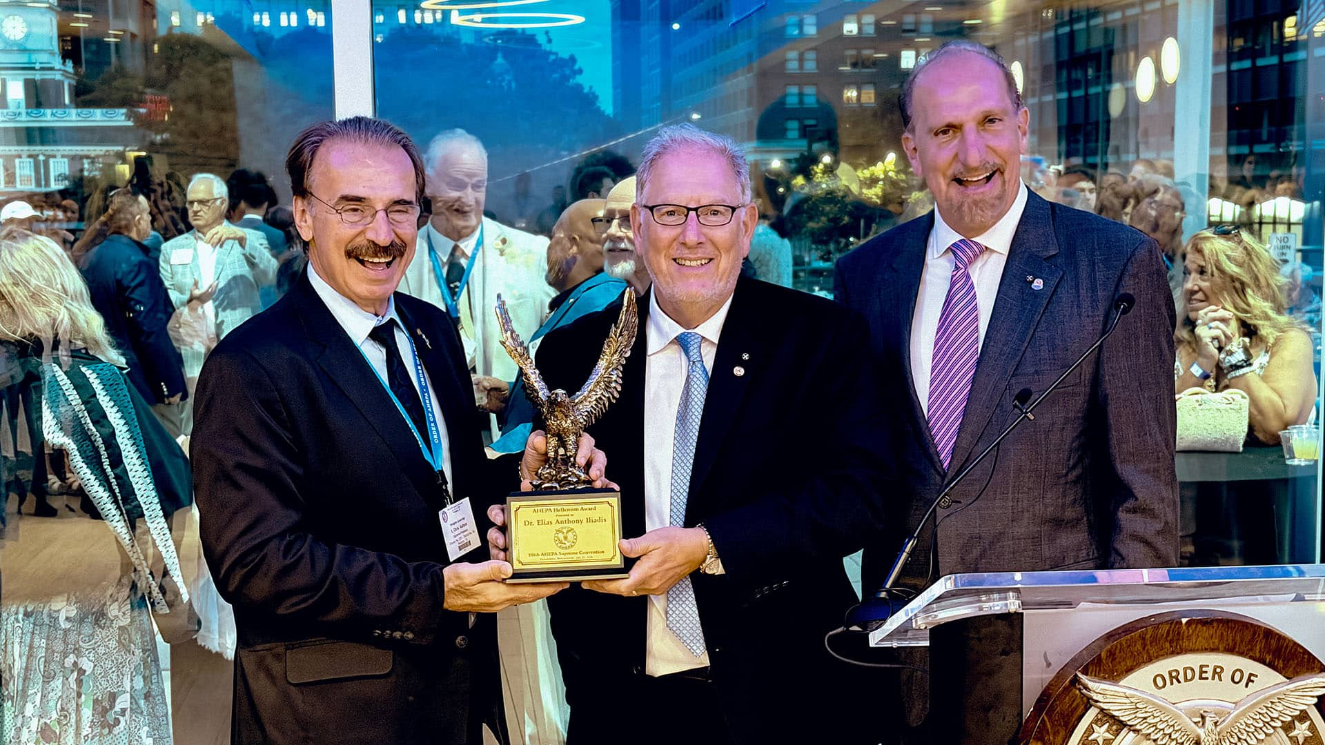 AHEPA Marks America’s 250th in Philadelphia, Honors Dr. Elias Iliadis