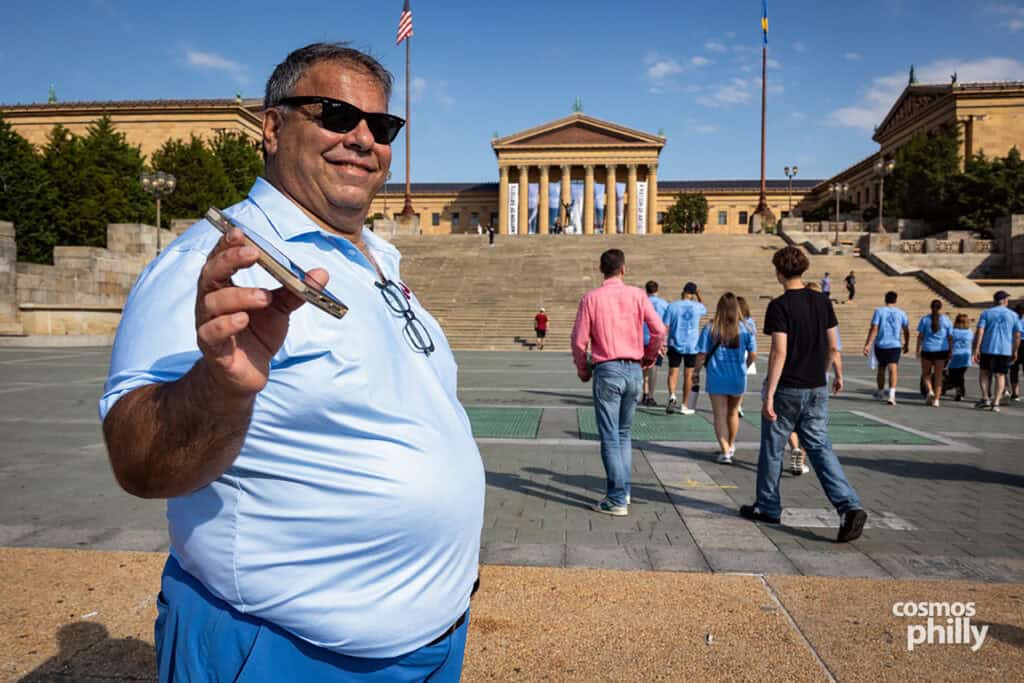 Participants in the 2026 AHEPA Cooley’s Anemia Walk along Philadelphia’s Benjamin Franklin Parkway