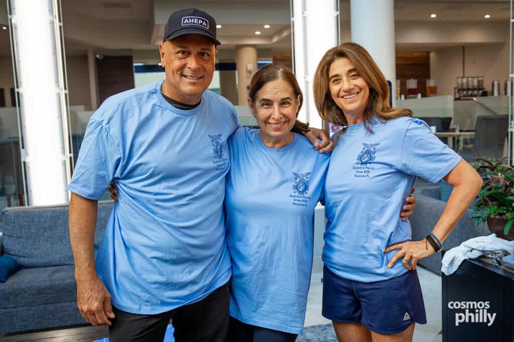 Participants in the 2026 AHEPA Cooley’s Anemia Walk along Philadelphia’s Benjamin Franklin Parkway