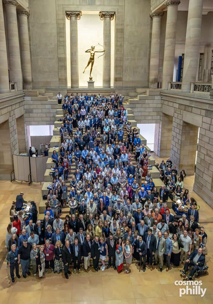 AHEPA delegates and guests attend the America the Beautiful Reception at the Philadelphia Museum of Art in Philadelphia.