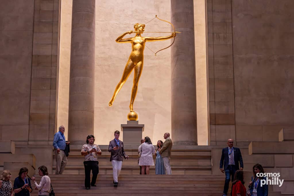 AHEPA delegates and guests attend the America the Beautiful Reception at the Philadelphia Museum of Art in Philadelphia.