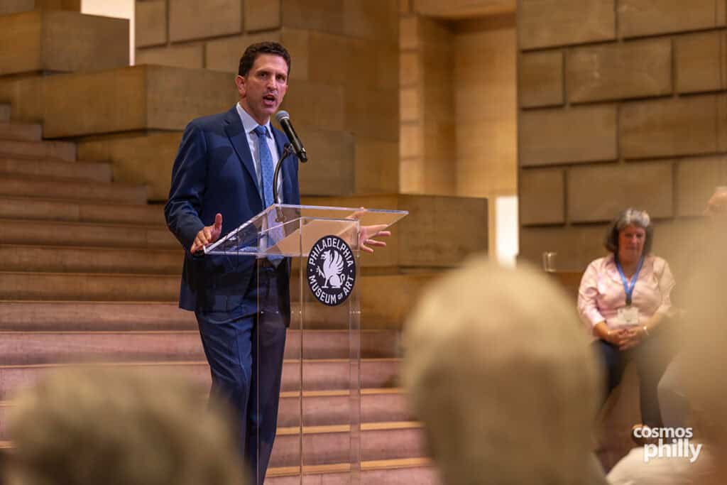 AHEPA delegates and guests attend the America the Beautiful Reception at the Philadelphia Museum of Art in Philadelphia.