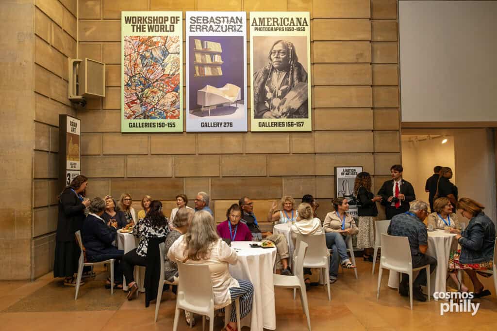 AHEPA delegates and guests attend the America the Beautiful Reception at the Philadelphia Museum of Art in Philadelphia.