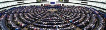 European Parliament plenary chamber during a session
