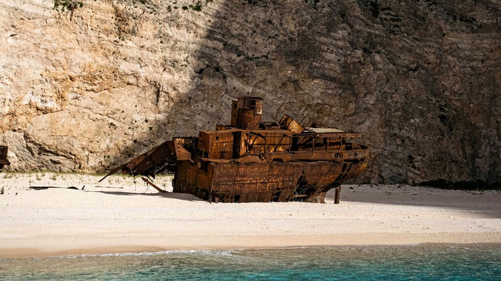 Greece Plans to Extend Navagio Beach to Protect Its Shipwreck
