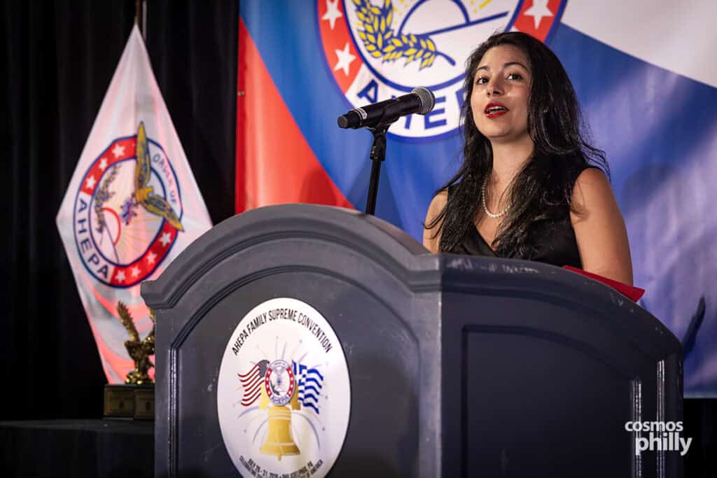 Guests, honorees and AHEPA members gather during the AHEPA Family Grand Banquet & Ball at the Sheraton Philadelphia Downtown on July 31, 2026.
