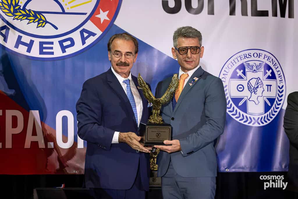 Guests, honorees and AHEPA members gather during the AHEPA Family Grand Banquet & Ball at the Sheraton Philadelphia Downtown on July 31, 2026.