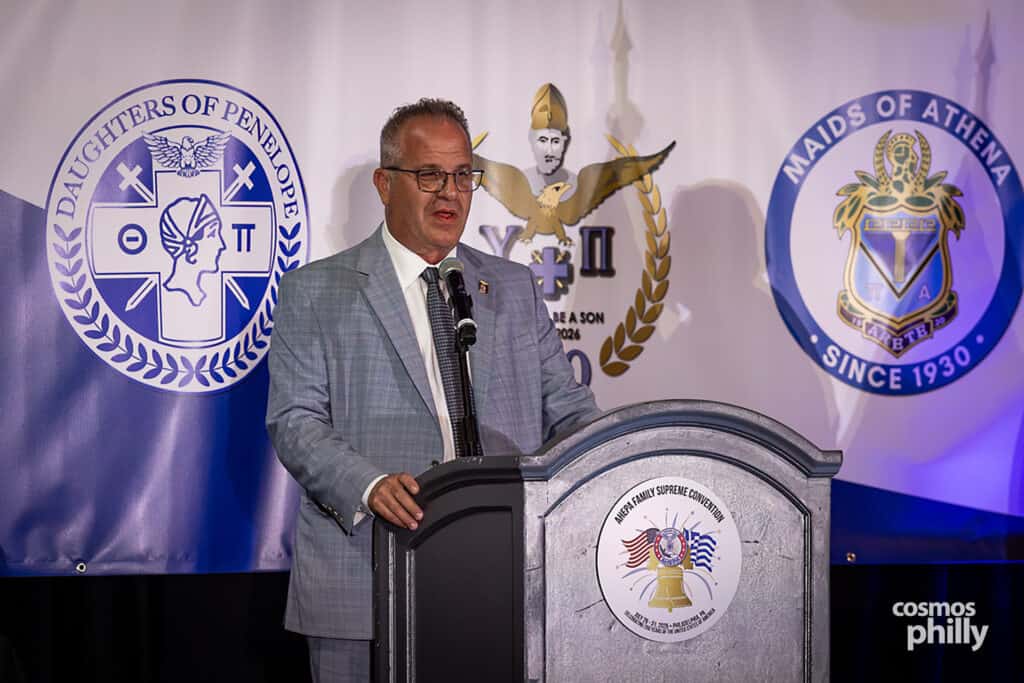 Guests, honorees and AHEPA members gather during the AHEPA Family Grand Banquet & Ball at the Sheraton Philadelphia Downtown on July 31, 2026.