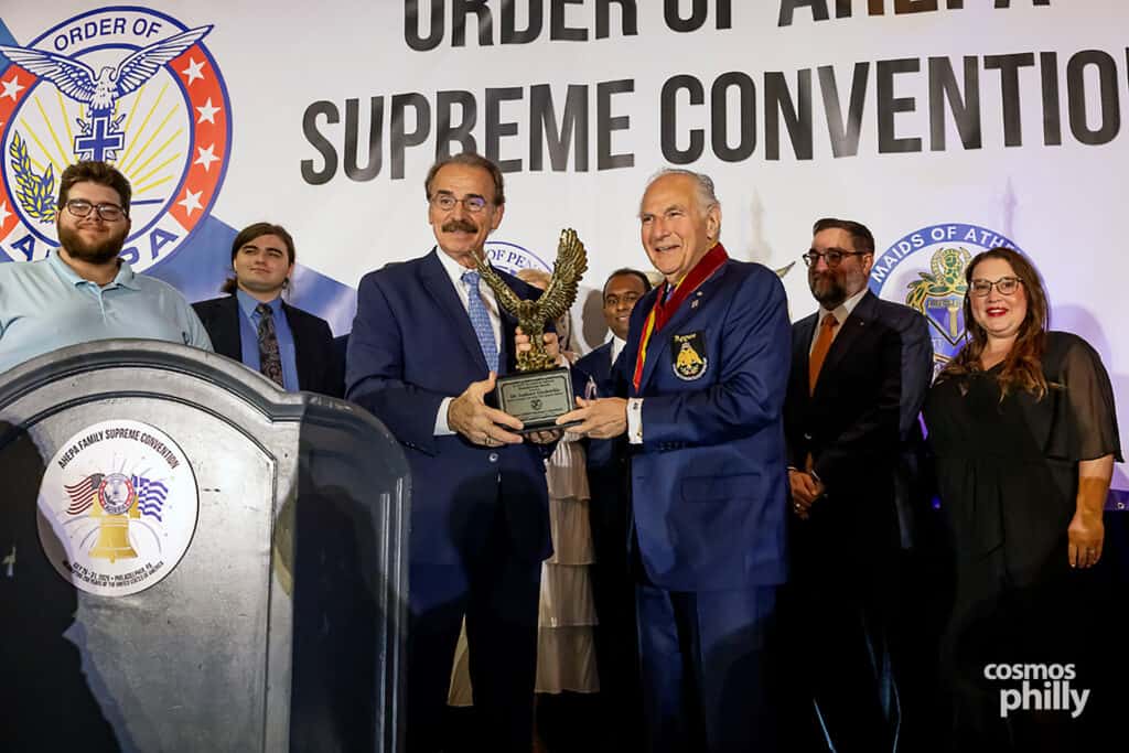 Guests, honorees and AHEPA members gather during the AHEPA Family Grand Banquet & Ball at the Sheraton Philadelphia Downtown on July 31, 2026.
