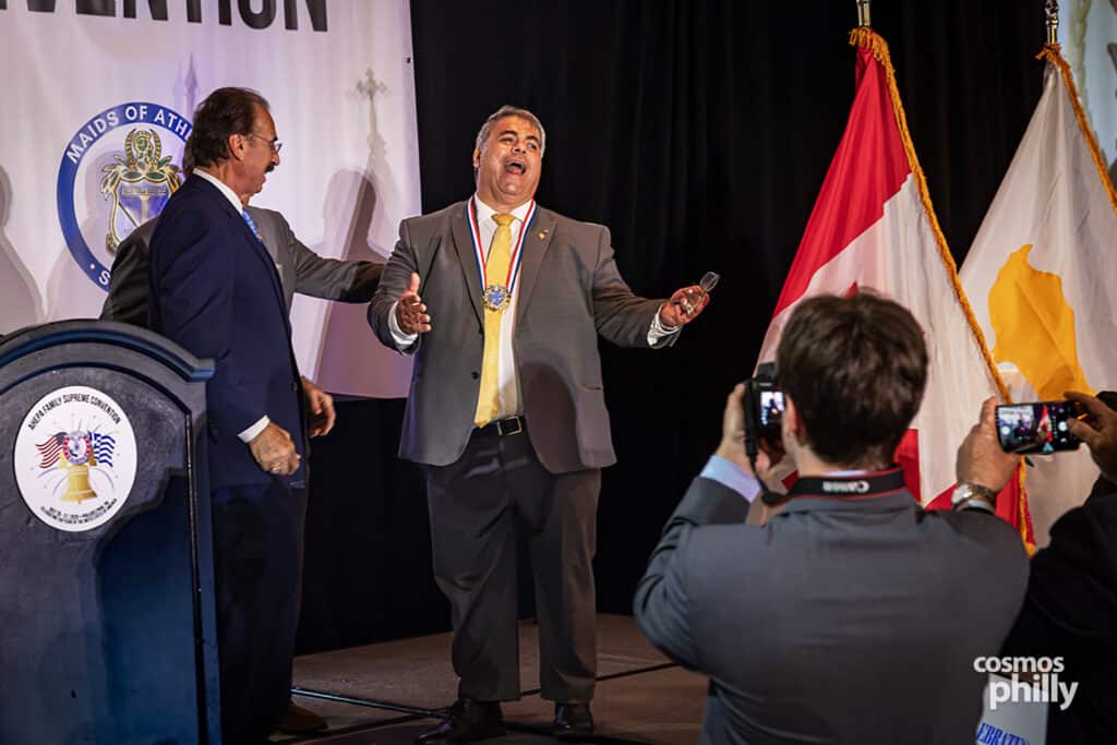 Guests, honorees and AHEPA members gather during the AHEPA Family Grand Banquet & Ball at the Sheraton Philadelphia Downtown on July 31, 2026.