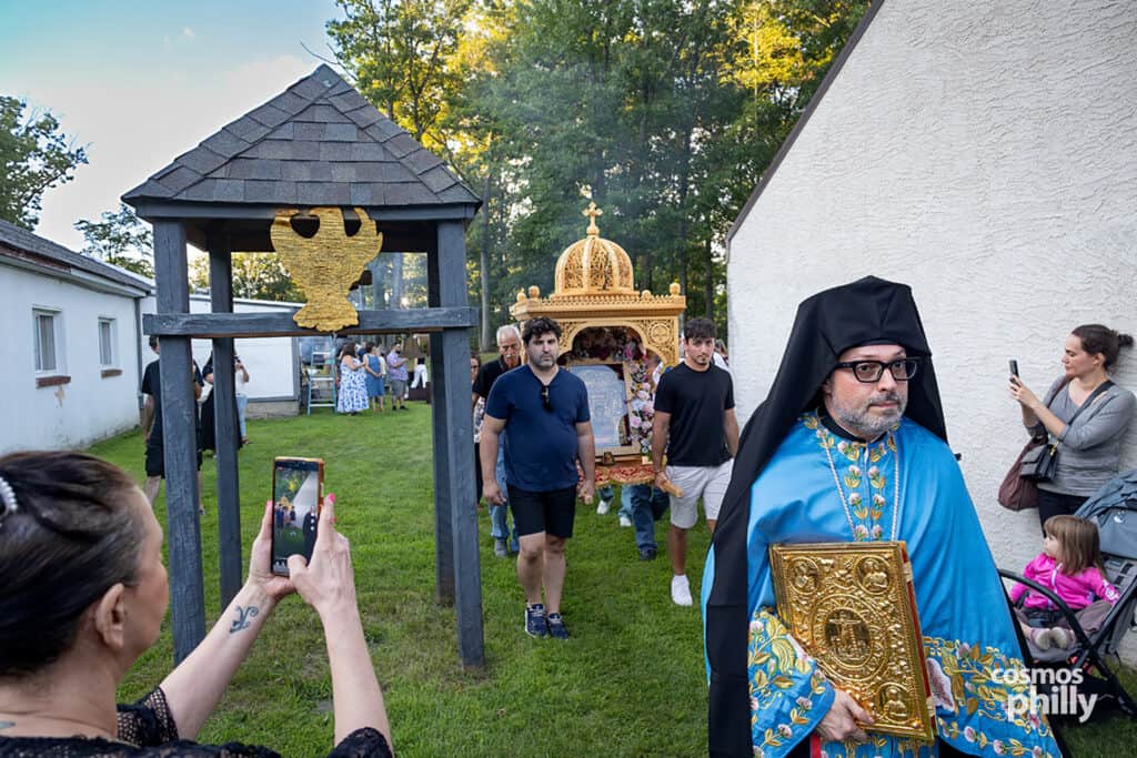 Panagia Soumela Great Vespers and annual paniyiri in West Milford, New Jersey, August 15, 2026.