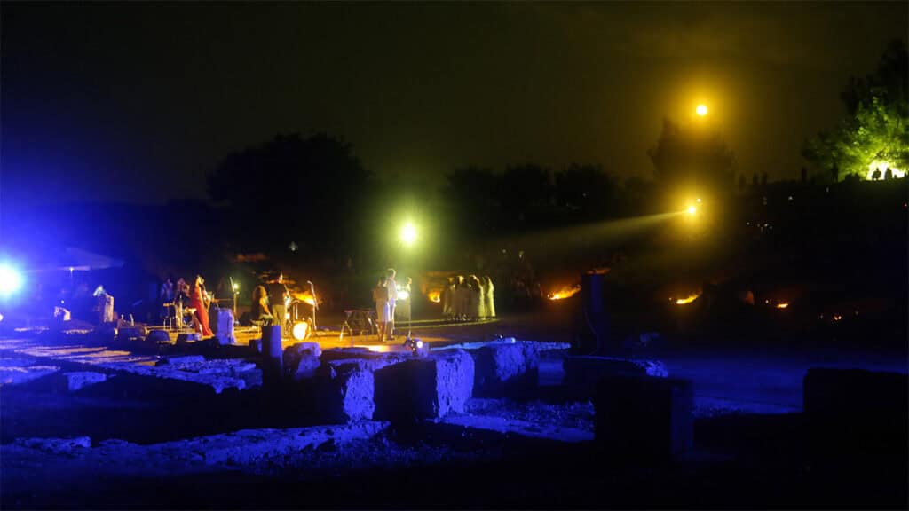 Terra Olympia performance at the Ancient Theatre of Elis in 2017