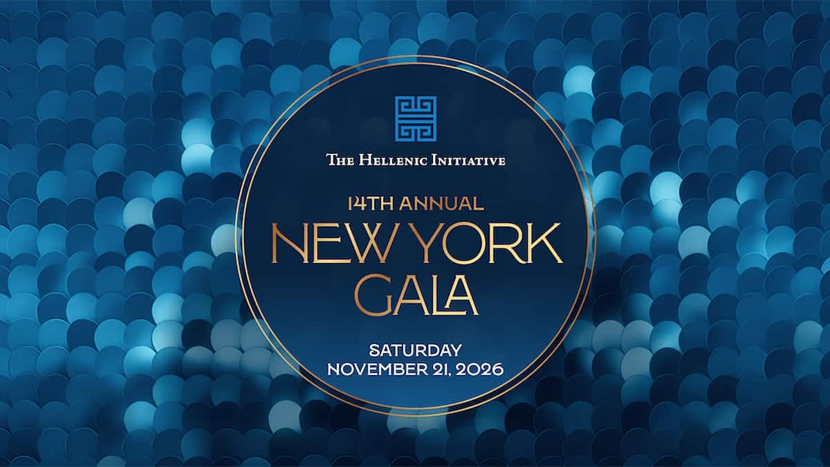 The Hellenic Initiative 14th Annual New York Gala, scheduled for November 21, 2026.