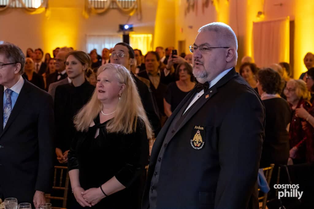 St. Sophia Greek Orthodox Church 45th anniversary and mortgage burning celebration in Jeffersonville, Pennsylvania
