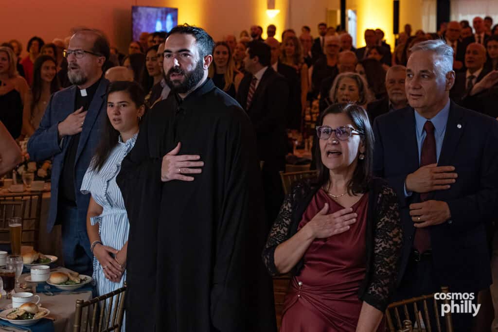 St. Sophia Greek Orthodox Church 45th anniversary and mortgage burning celebration in Jeffersonville, Pennsylvania