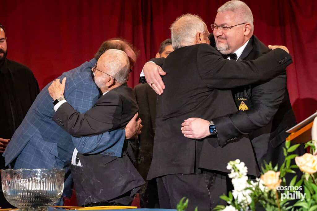 St. Sophia Greek Orthodox Church 45th anniversary and mortgage burning celebration in Jeffersonville, Pennsylvania