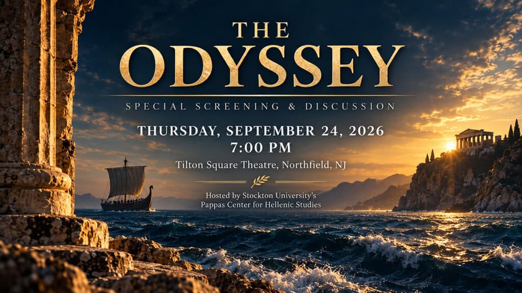 Stockton’s Pappas Center to Host ‘The Odyssey’ Screening and Discussion in Northfield