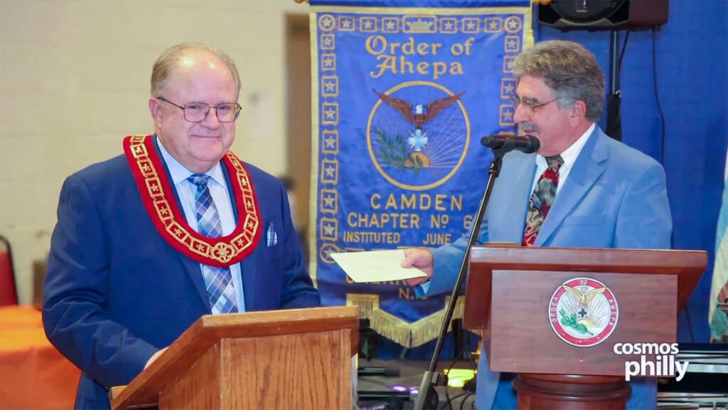 AHEPA Camden Chapter 69 Honors Lou Stefanou At Testimonial Dinner Dance